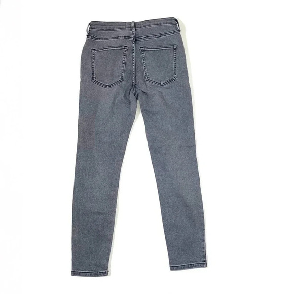 Everlane Grey High Rise Ankle Jeans Size 28 - Picture 6 of 10